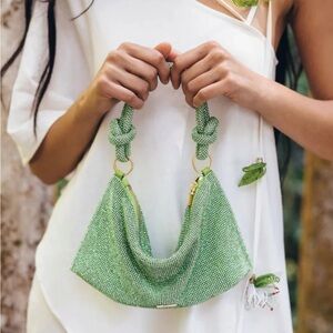 Cult gaia Hera Nano Rhinestone Shouldee Bag